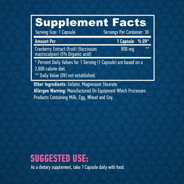 Cranberry Fruit Extract / 30 Caps - Image 2