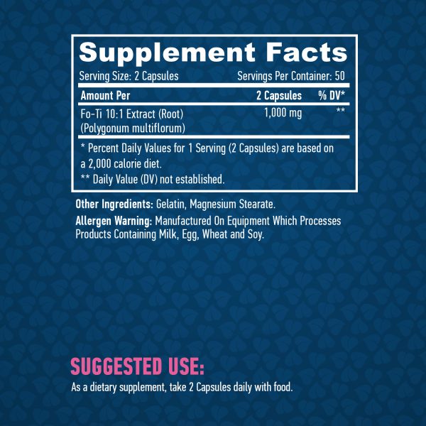 Fo-Ti Root Extract / 100 Caps - Image 2