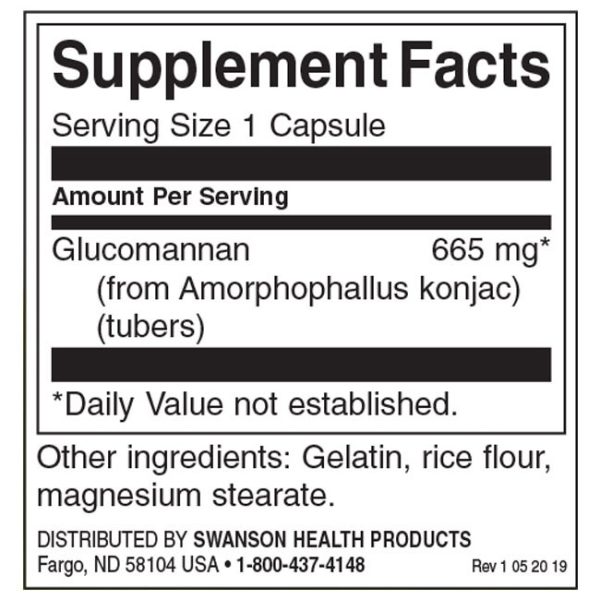 Glucomannan / 90 Caps - Image 2