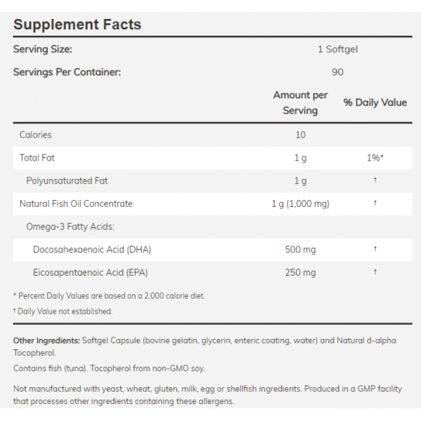 DHA 500 mg / 90 Softgels - Image 2