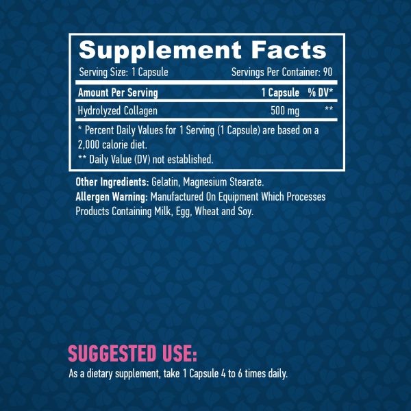 Collagen 500 mg / 90 Caps - Image 2