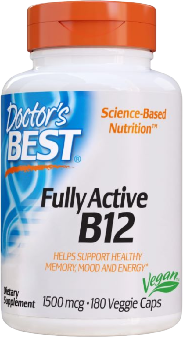BEST Fully Active B12 / Methylcobalamin 1500 mcg