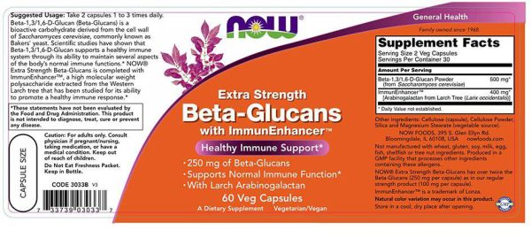 Beta 1,3/1,6 Glucan 250 mg - Image 2