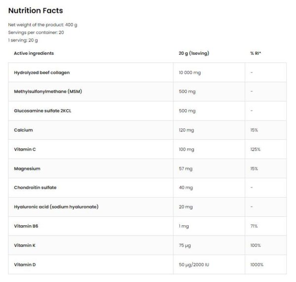 Flex Aid - KEEZA | Collagen + Glucosamine, Chondroitin, MSM, Hyaluronic Acid - Image 2