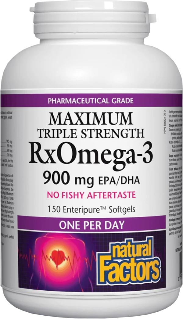 RxOmega 3 Maximum Triple Strength 1425 mg (900 mg EPA/DHA)