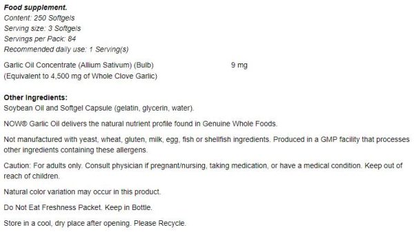 Garlic Oil 1500 mg - Image 2