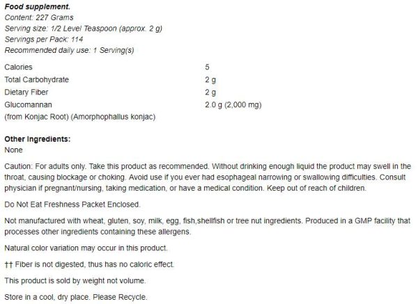 Glucomannan from Konjac Root Pure Powder - Image 2