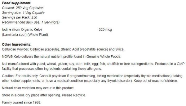 Kelp 325 mcg - Image 2