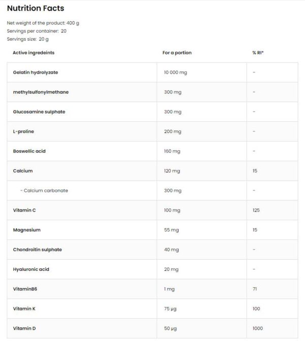 Flex Regen | Collagen + Glucosamine, Chondroitin, MSM, Hyaluronic Acid - Image 2
