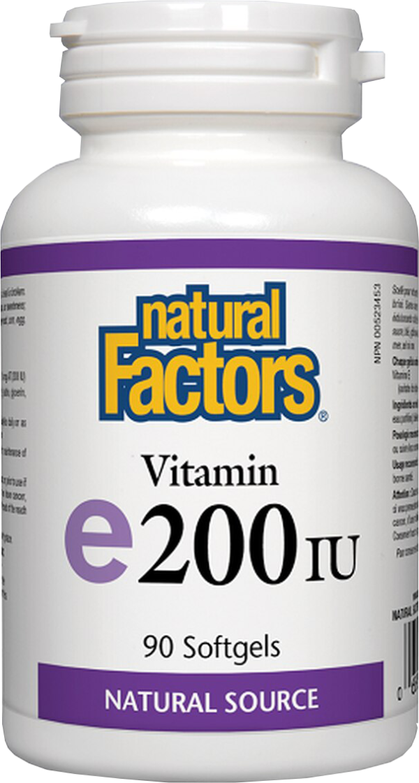 Vitamin E 200 IU Natural Source Tocopherol