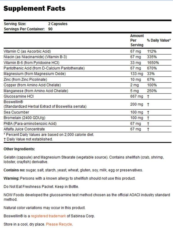 Joint Support | With Glucosamine, Boswellin and Sea Cucumber - Image 2