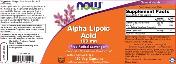 Alpha Lipoic Acid 100 mg - Image 2