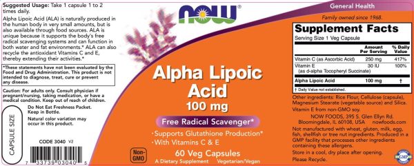 Alpha Lipoic Acid 100 mg - Image 2