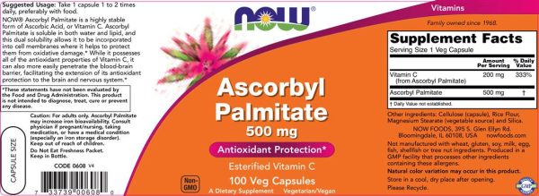 Ascorbyl Palmitate 500 mg - Image 2