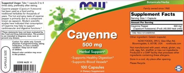 Cayenne 500 mg - Image 2
