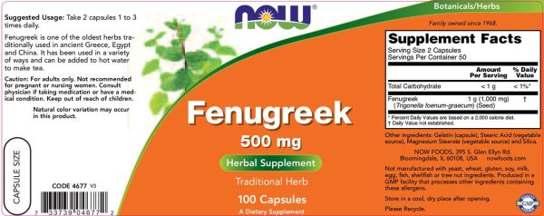 Fenugreek 500 mg - Image 2