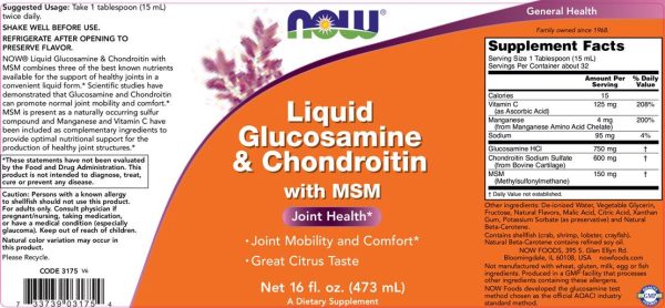 Liquid Glucosamine & Chondroitin with MSM - Image 2