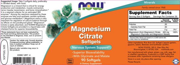 Magnesium Citrate Softgels - Image 2