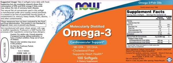 Omega 3 1000 mg / Molecularly Distilled - Image 2