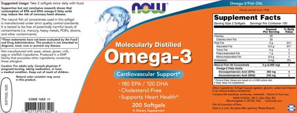 Omega 3 1000 mg / Molecularly Distilled - Image 2