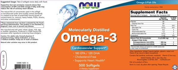 Omega 3 1000 mg / Molecularly Distilled - Image 2