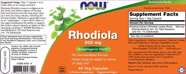 Rhodiola 500 mg - Image 2