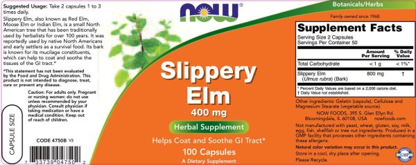 Slippery Elm 400 mg - Image 2