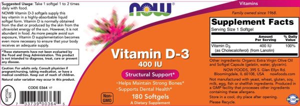 Vitamin D-3 400 IU - Image 2