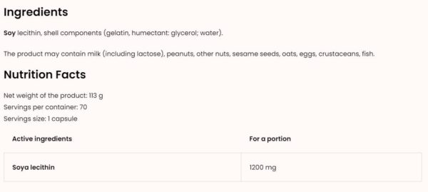 Lecithin 1200 / NO GMO - Image 2