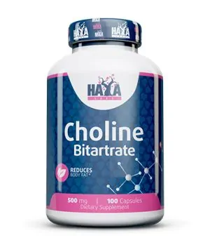 Choline Bitartrate 500 mg / 100 Caps