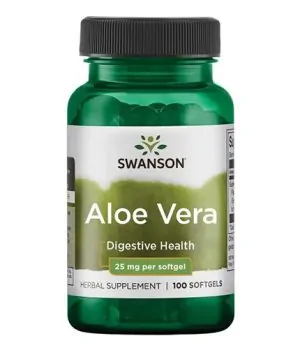 Aloe Vera 25mg. / 100 Softgels