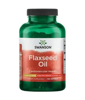 Flaxseed Oil 1000mg. / 100 Softgels.