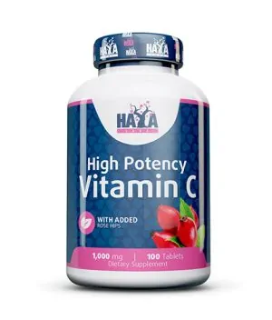 High Potency Vitamin C 1000 mg with Rose Hips / 100 Tabs