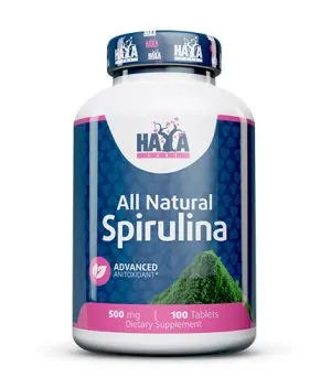 All Natural Spirulina 500 mg / 100 Tabs