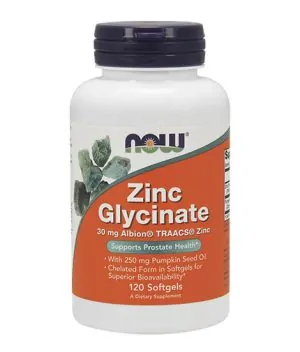 Zinc Glycinate 30mg. / 120 Softgels