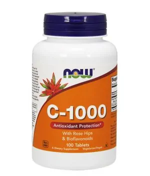 Vitamin C-1000 with Rose Hips & Bioflavonoids / 100 Тabs