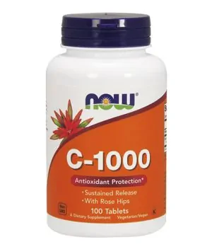 Vitamin C-1000 /Sustained Release with Rose Hips/ 100 Tabs