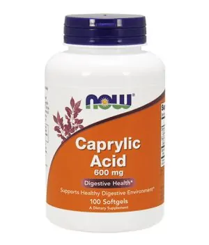 Caprylic Acid 600mg. / 100 Softgels