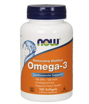 Omega 3 Fish Oil 1000 mg / 100 Softgels