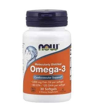 Omega 3 Fish Oil 1000 mg / 30 Softgels
