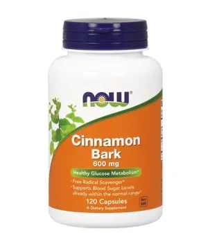 Cinnamon Bark 600mg / 120 Caps.