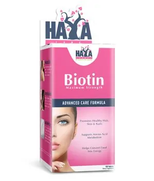 Biotin Maximum Strength 10000 mcg / 100 Tabs