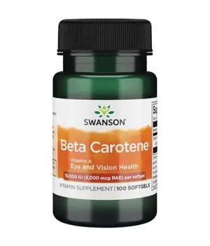 Beta-Carotene (Vitamin A) 10000IU / 100 Soft.