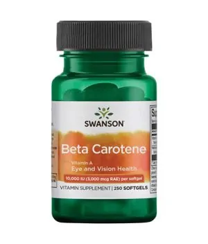 Beta-Carotene (Vitamin A) 10000IU / 250 Soft.