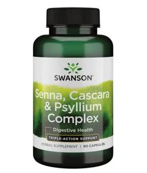 Senna Psyllium Cascara Complex / 90 Caps