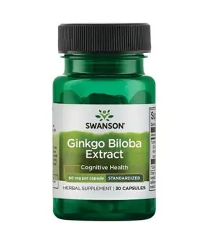 Ginkgo Biloba Extract 60mg. / 30 Caps