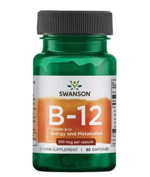 Vitamin B-12 500mcg. / 30 Caps