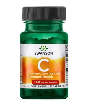 Vitamin C with Rose Hips 1000mg. / 30 Caps