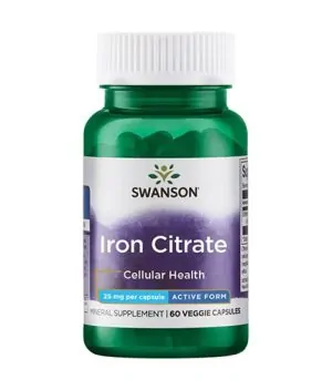 Iron Citrate 25mg. / 60 Vcaps