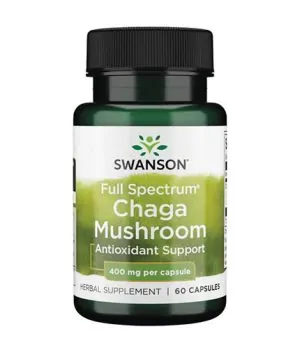 Full Spectrum Chaga Mushroom 400mg. / 60 Caps
